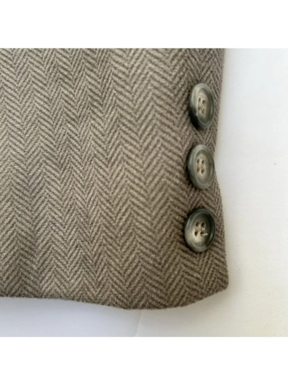 Circle S Ranch Western Herringbone Gray Yoke Sportcoat Blazer Mens Size 42R USA