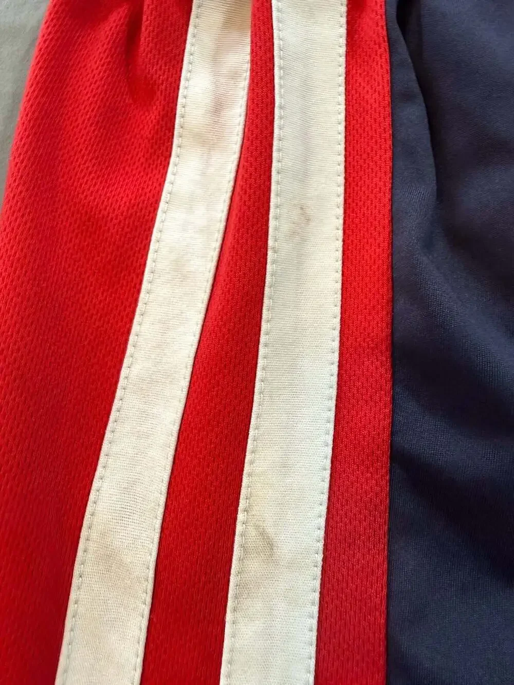 NBA Red White and Navy Blue Athletic Basketball Shorts