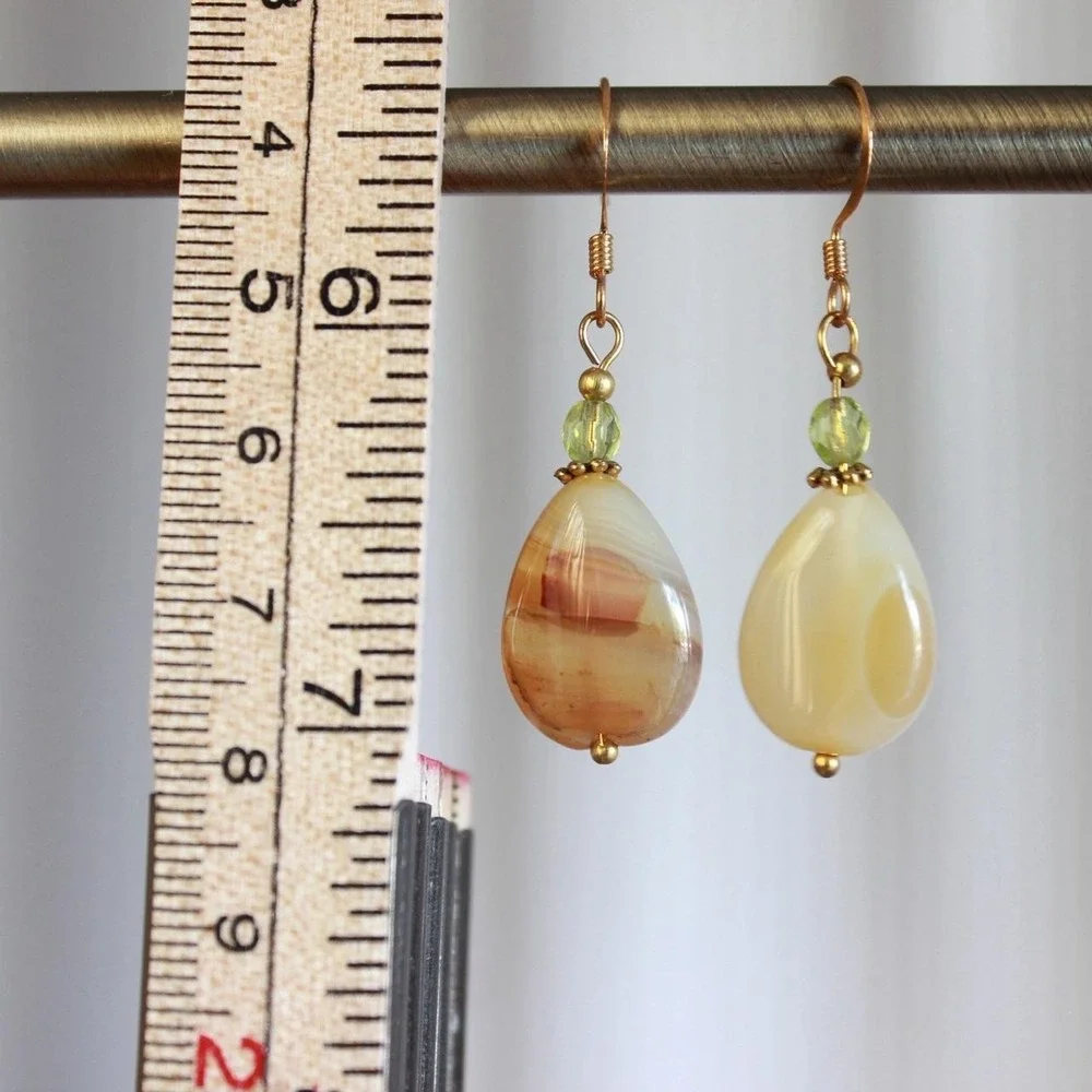 Handmade teardrop shaped