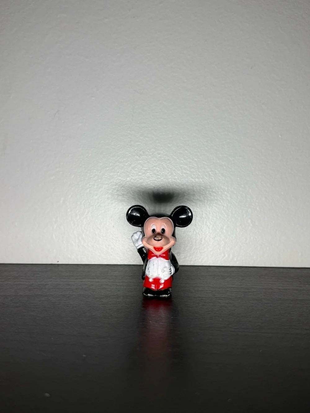 Vintage 1980s Disney Mickey Mouse Bow & Tie Pencil Topper 2 Inches Tall