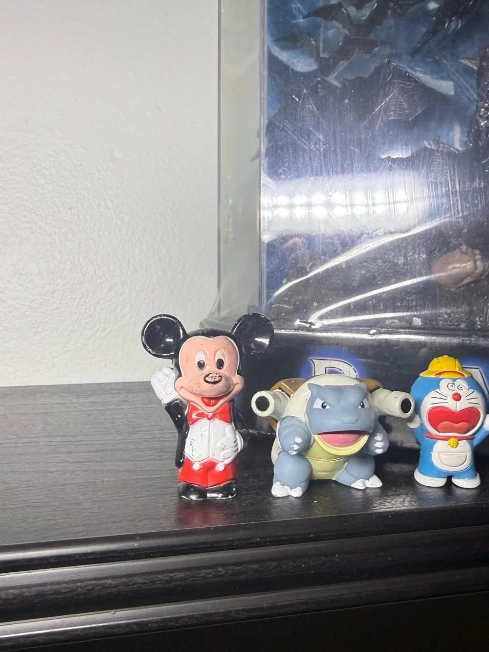 Vintage 1980s Disney Mickey Mouse Bow & Tie Pencil Topper 2 Inches Tall