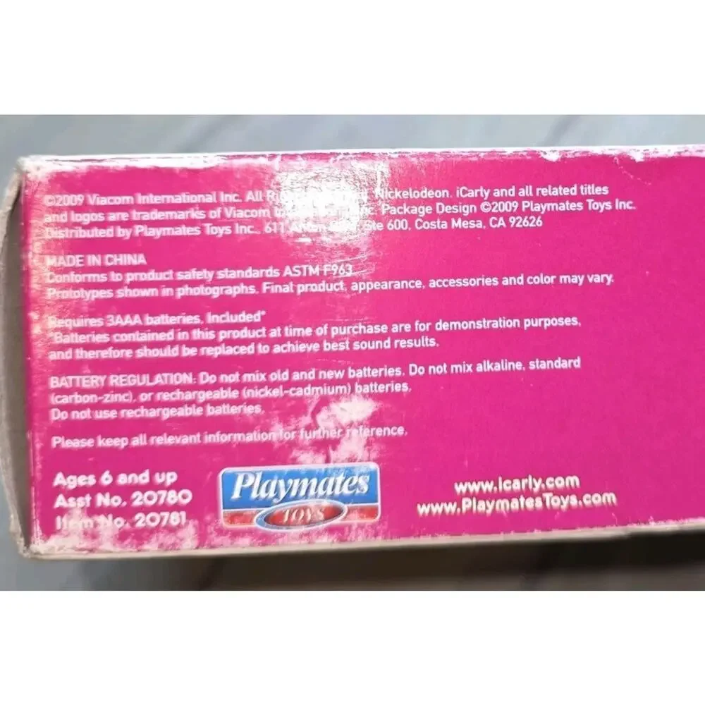 icarly Miranda Cosgrove Chat'N Interactive Playset Jennette McCurty Nathan NIB