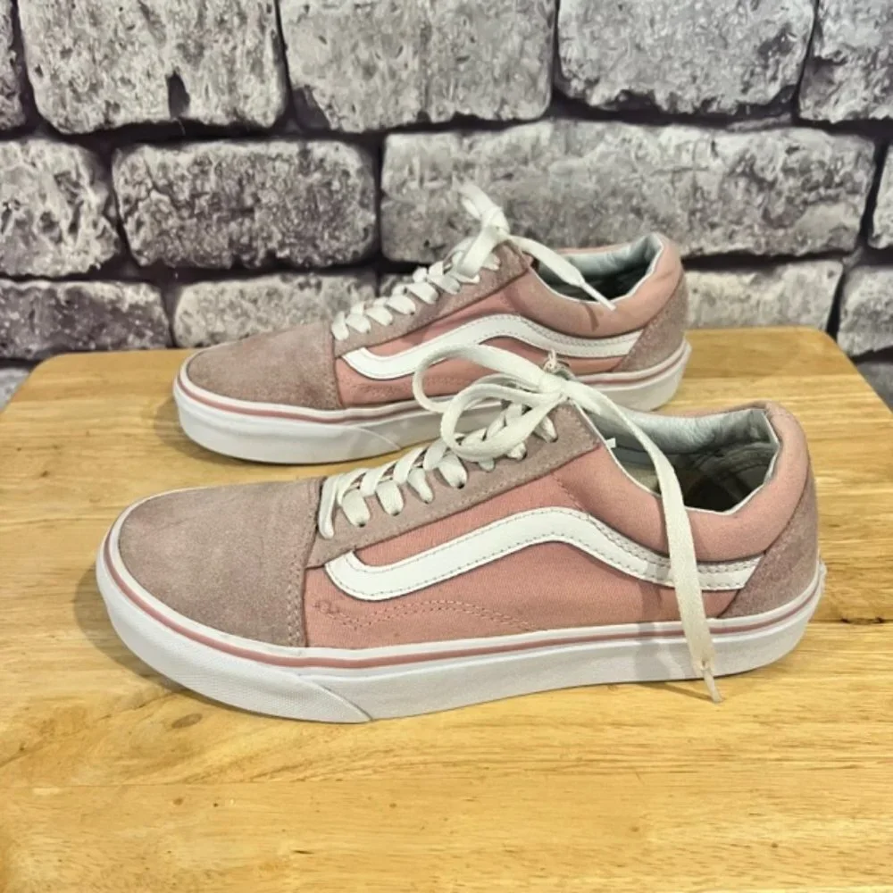 Vans pink up fabric