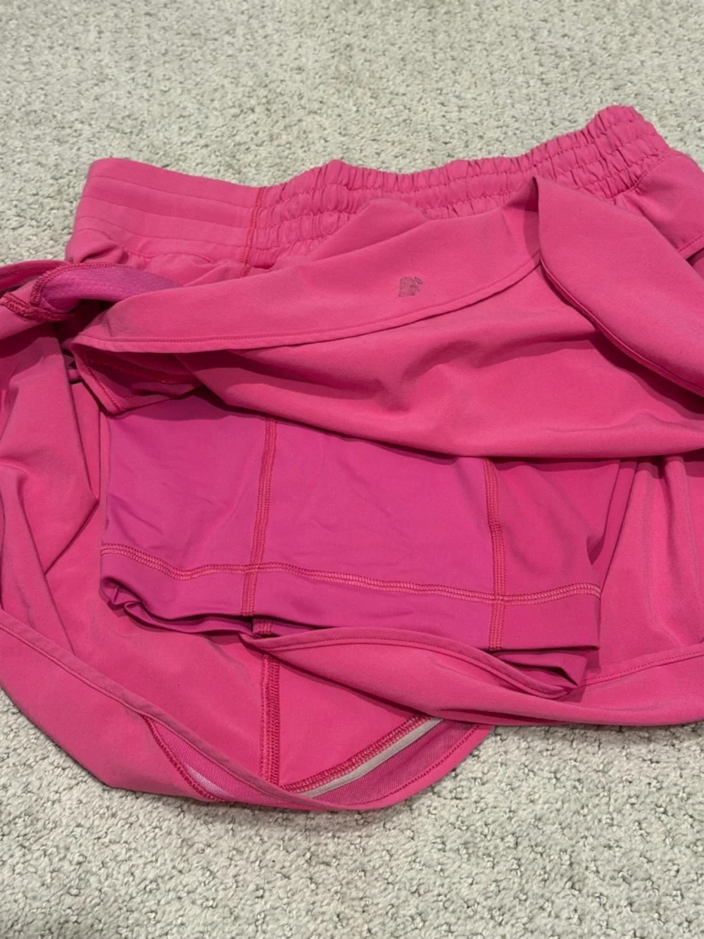 Lululemon Hotty Hot High-Rise Skirt LONG Sonic Pink size 8