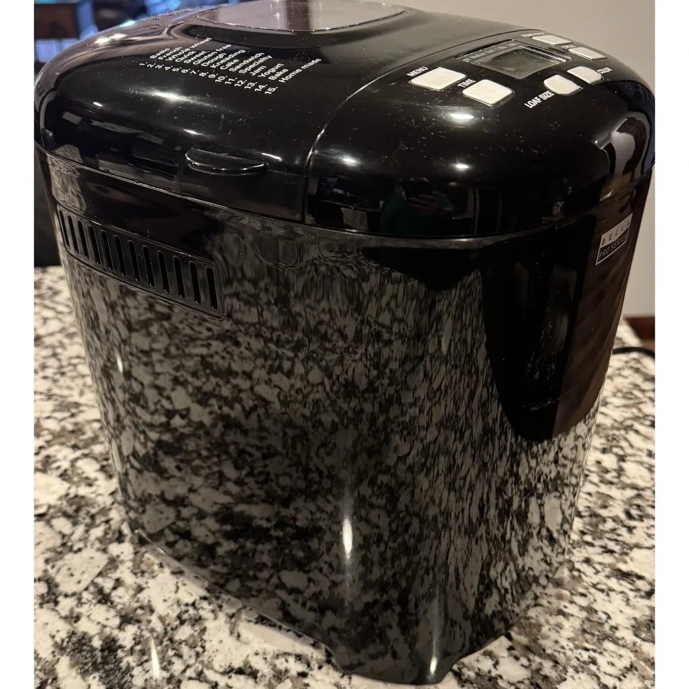 Bella Pro Series 2 lb. Bread Maker BM1349-UL Black *TESTED* Box & Instructions