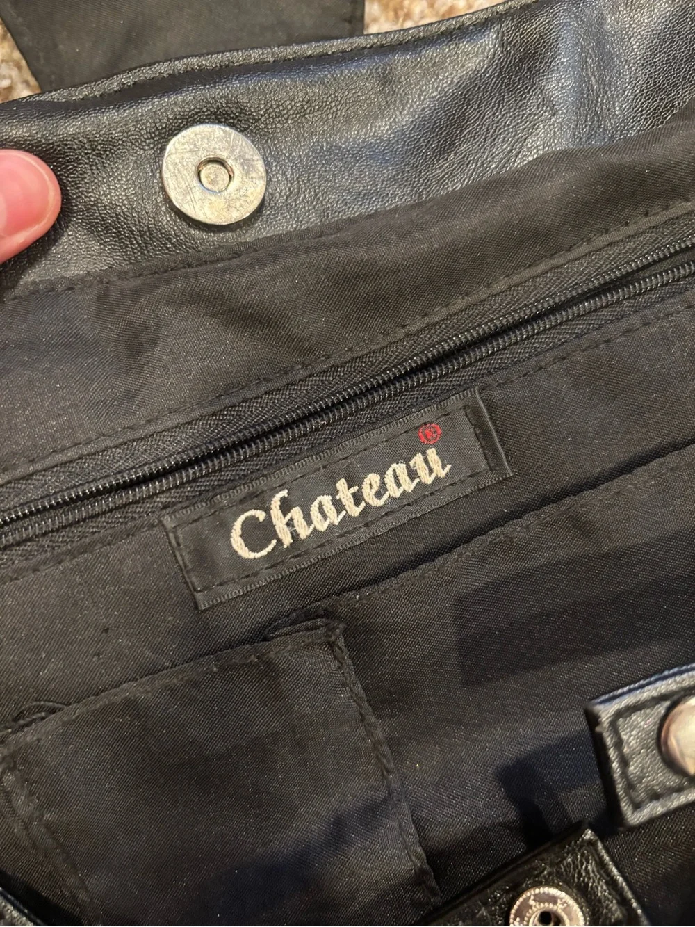 Chateau black handbag