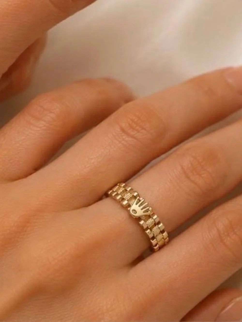 Anthropologie matching gold