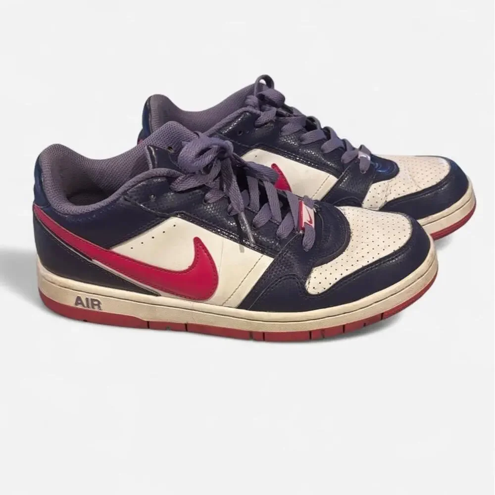 Nike Women's Air Prestige III 3 Lowtop Sneakers White Purple Pink Size 9
