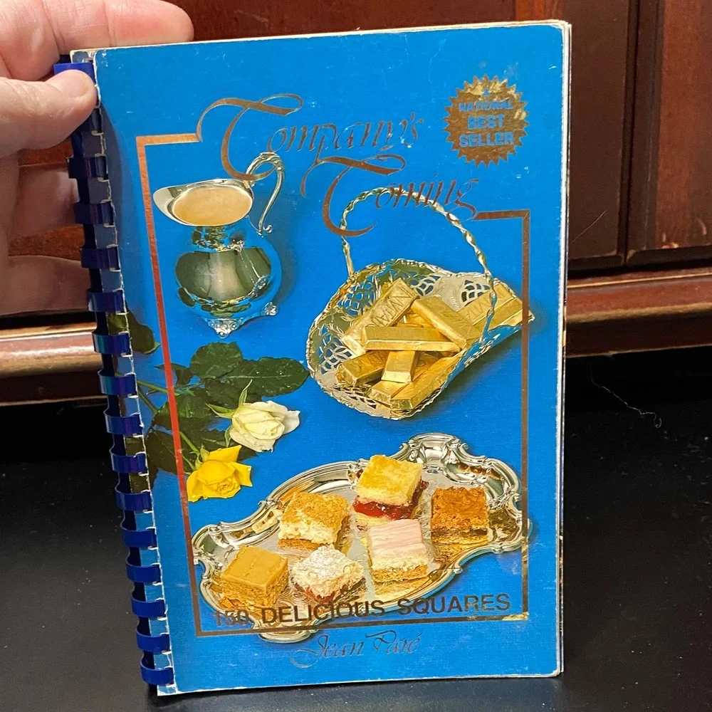 Jean Pare Company’s Company 150 Delicious Squares Vintage cookbook