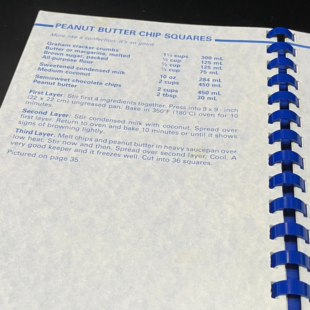 Jean Pare Company’s Company 150 Delicious Squares Vintage cookbook