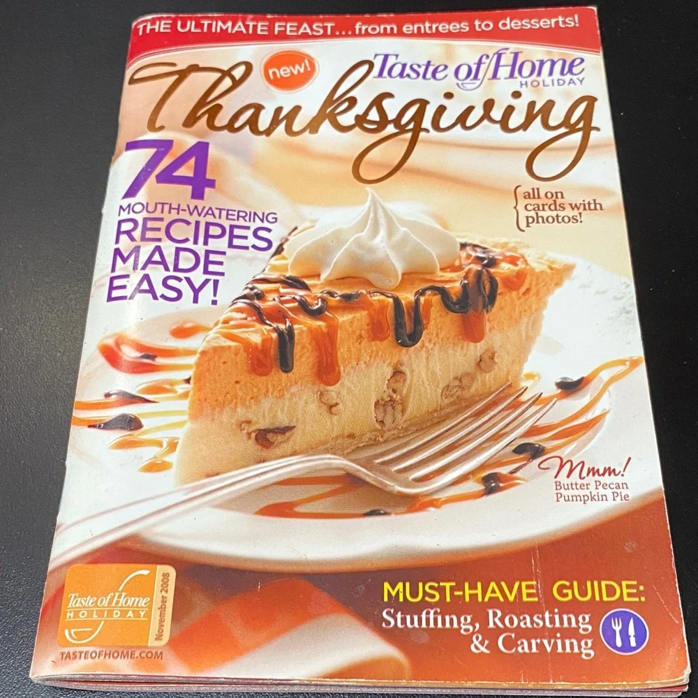 Vintage Taste of Home magazine four piece Cookbook Set + Bonus