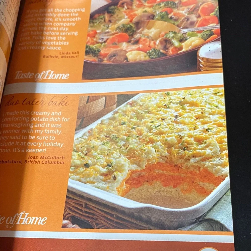 Vintage Taste of Home magazine four piece Cookbook Set + Bonus