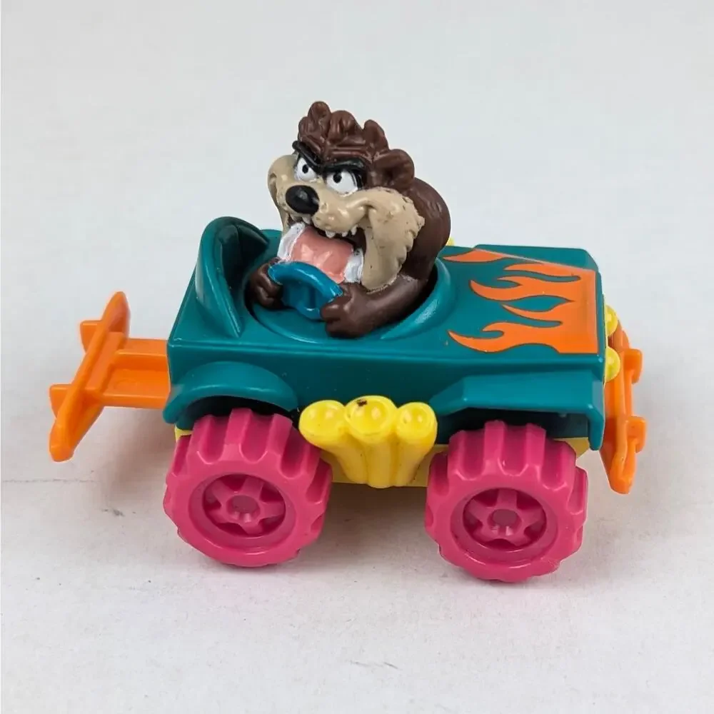 Vintage 1992 McDonald's Taz Quack-Up Car Looney Tunes Happy Meal Toy