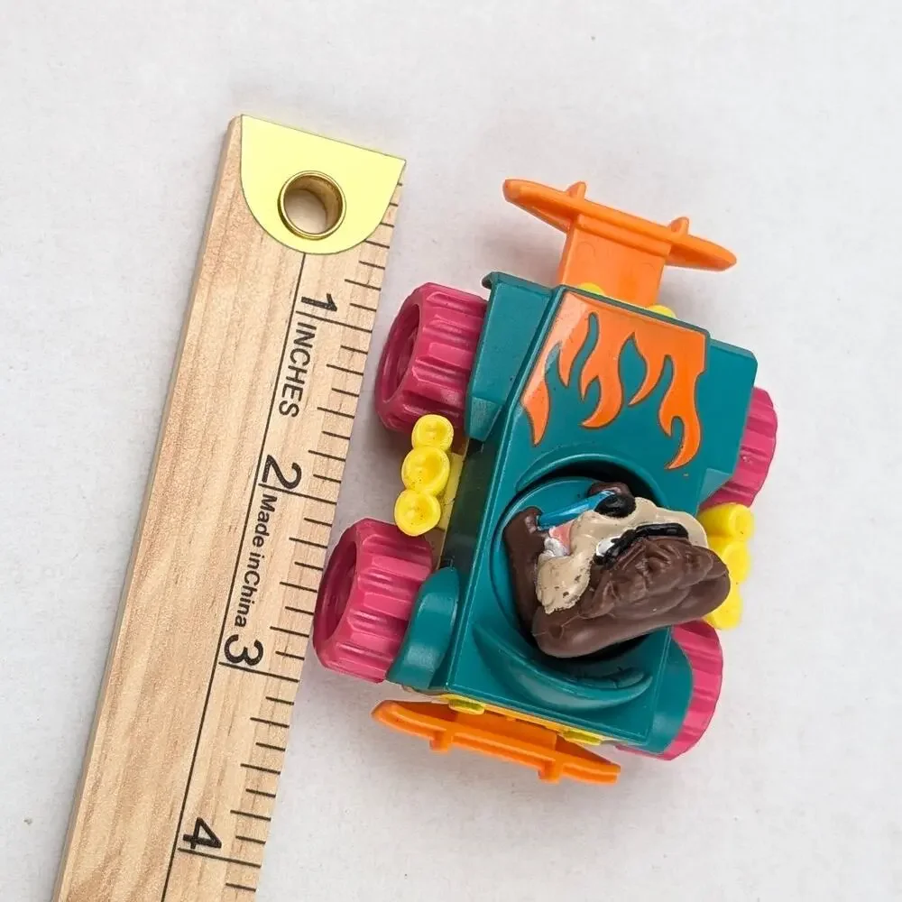 Vintage 1992 McDonald's Taz Quack-Up Car Looney Tunes Happy Meal Toy