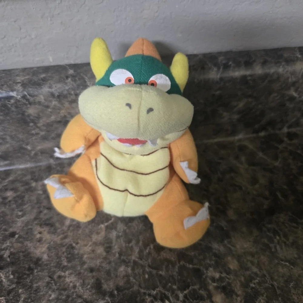 Vintage Nintendo Super Mario 64 Bowser Bean Bag Plush 6