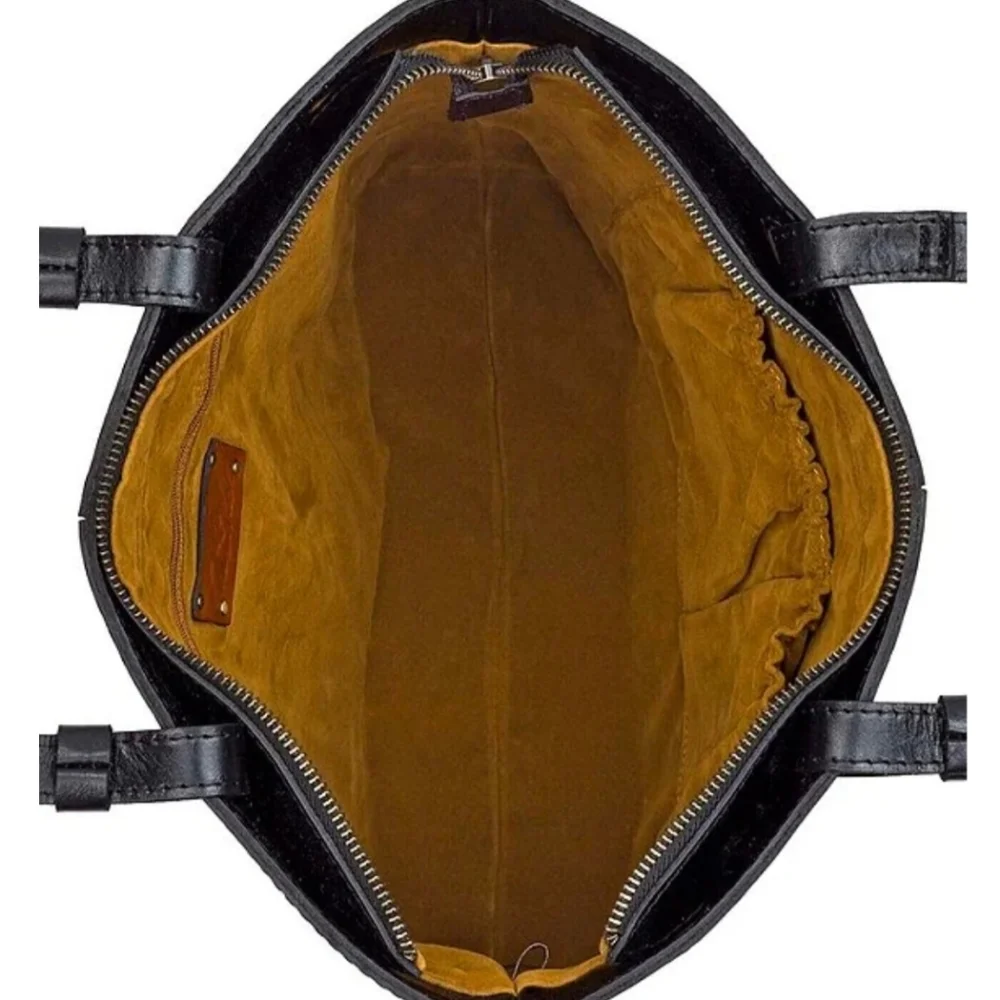 PATRICIA NASH LEATHER COLORBLOCK BRADEN TOTE