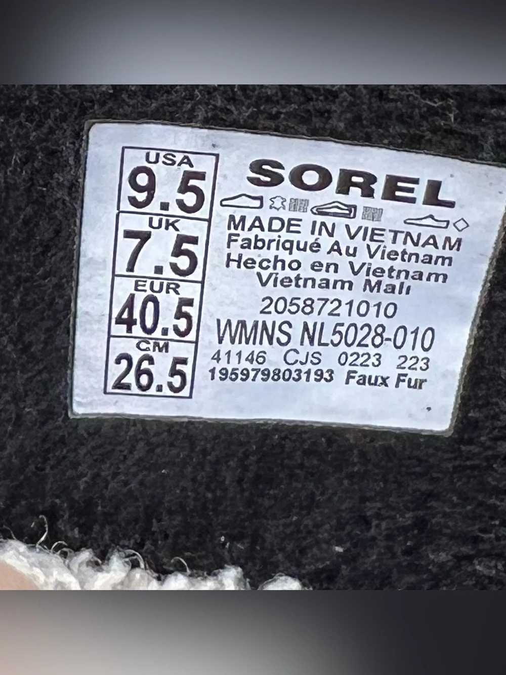 Sorel shipped as