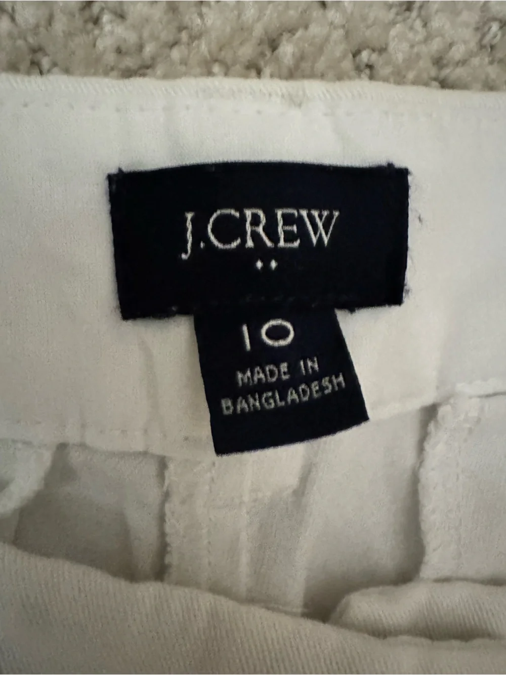 J. Crew classic white