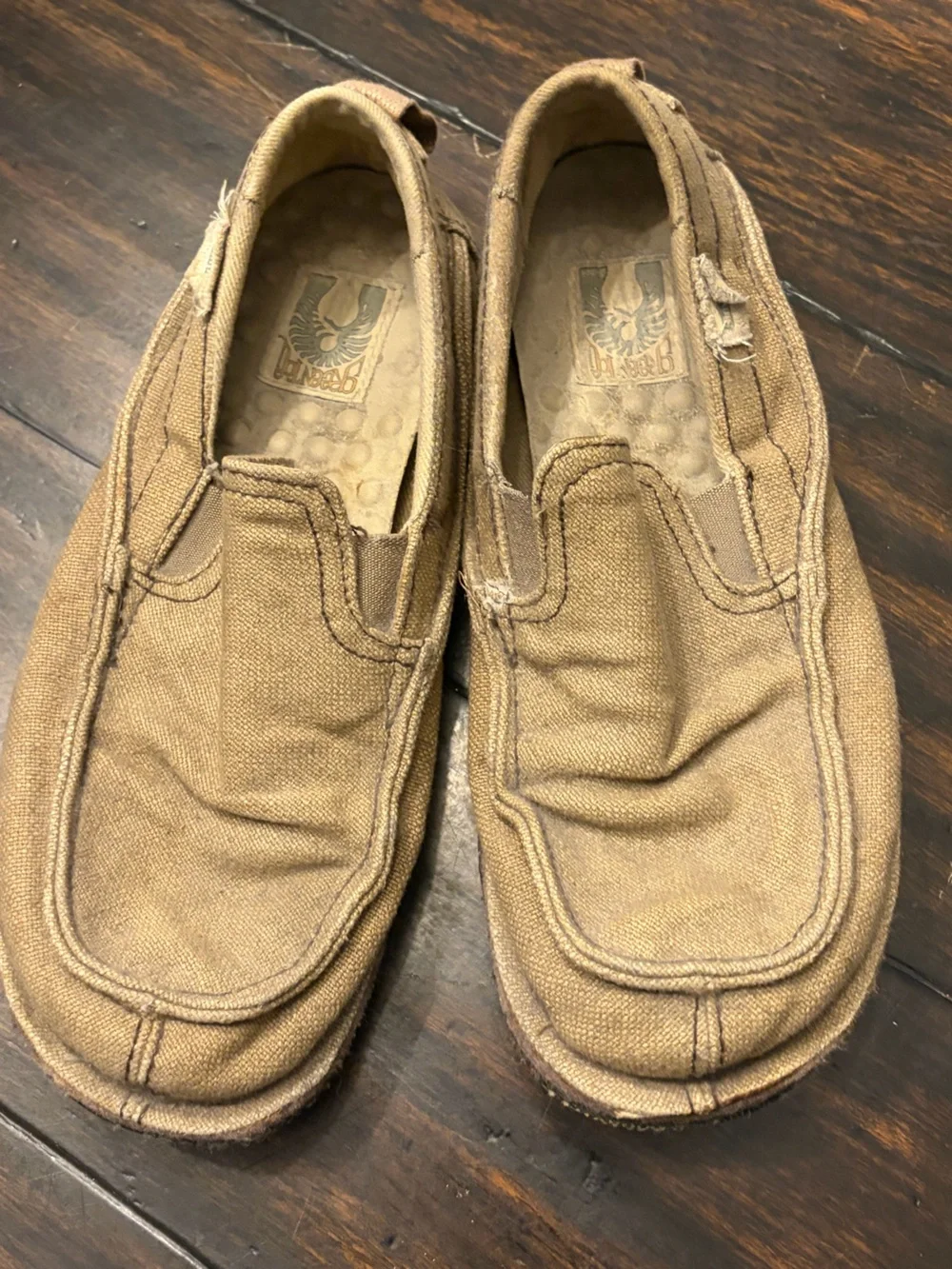 Green Toe durable canvas