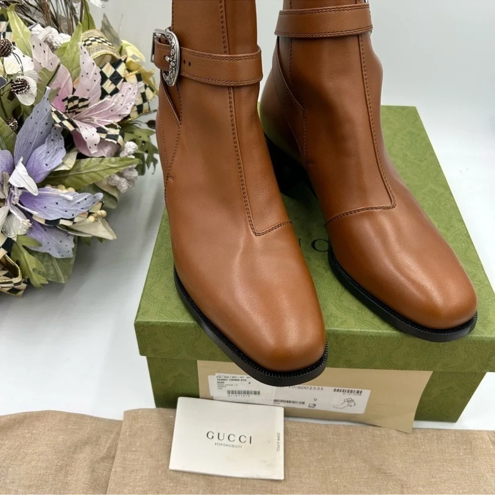 Gucci men’s leather