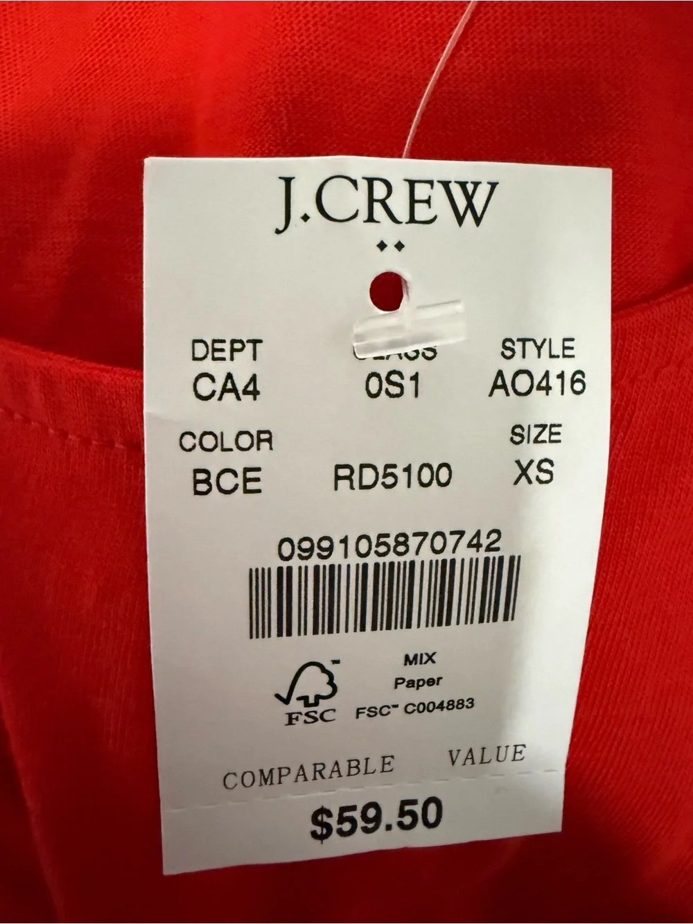 J. Crew crew tiered