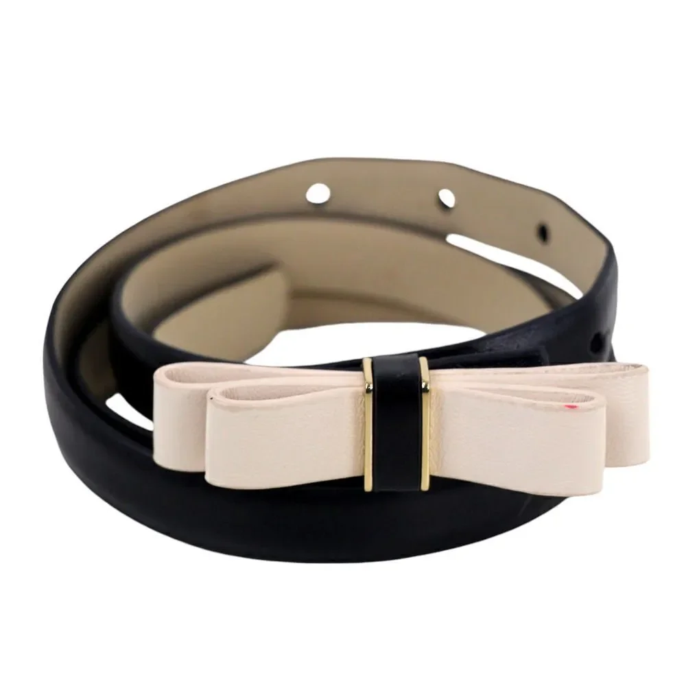 Ann Taylor BLACK GENUINE LEATHER 5/8