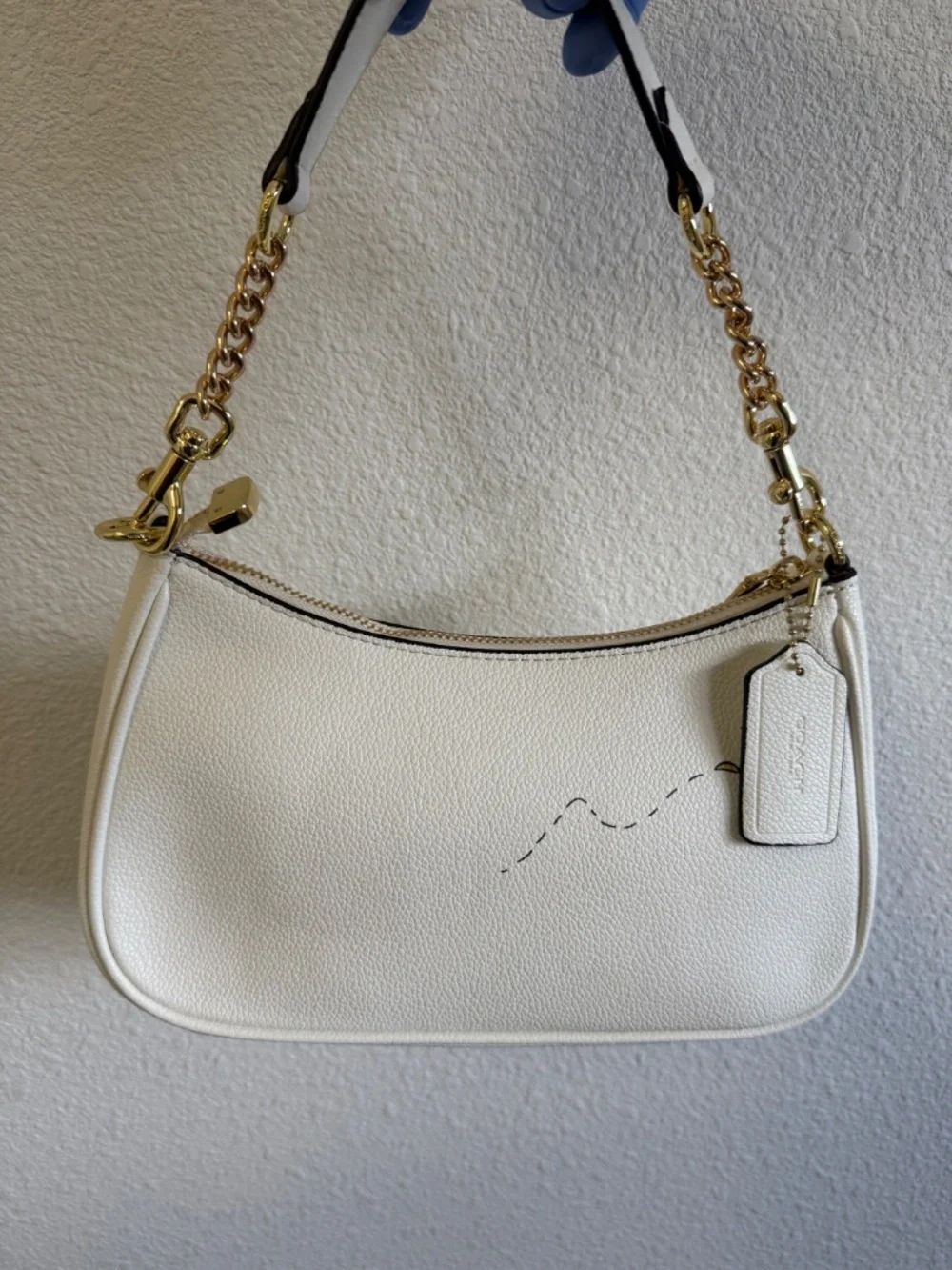 Cute snoopy x coach teri bag same day shipping!
