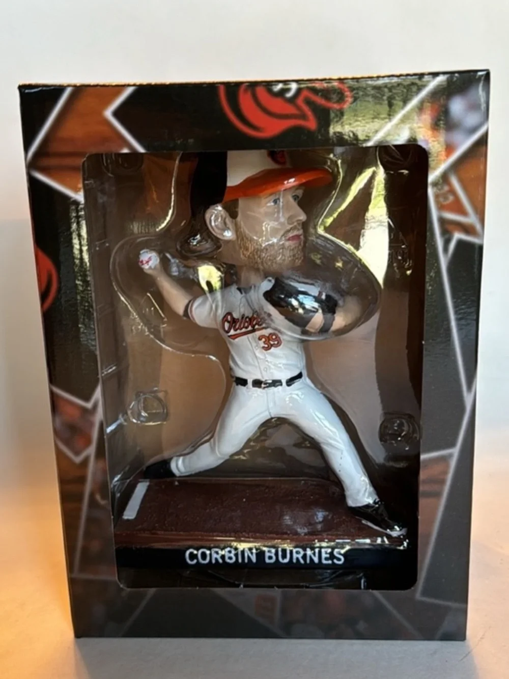 BDA MLB Baltimore Orioles Corbin Burnes Bobblehead Doll NIB Collectors Item