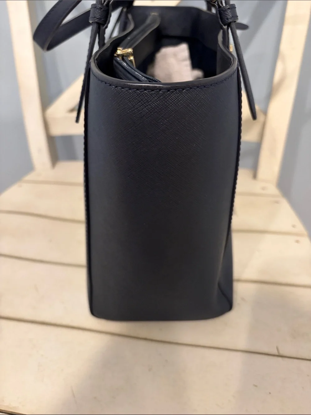Tory Burch structured saffiano