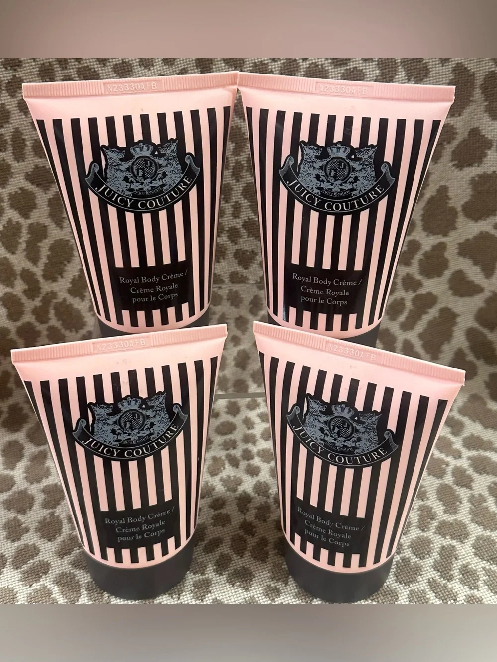 Lot of 4 Juicy Couture Royal Body Crème Moisturizers~~4.2oz Each~New!