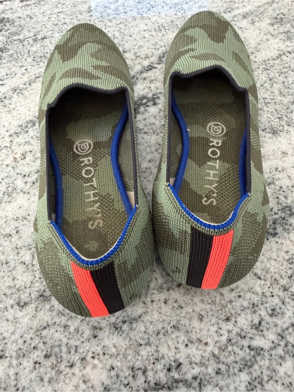 Rothys knit camo