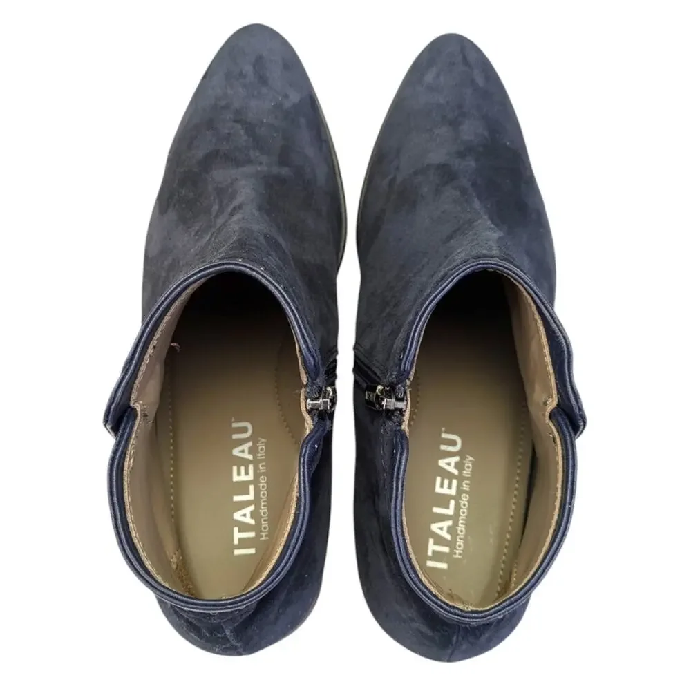 Italeau Miralda Water Resistant Bootie GUC $445 Size 38.5  US 8   S3880