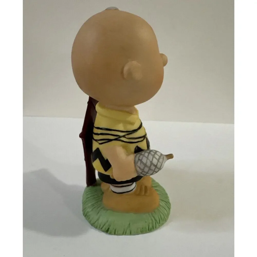 PEANUTS Snoopy Charlie Brown tied up in Kite Westland Giftware Figurine # 8216