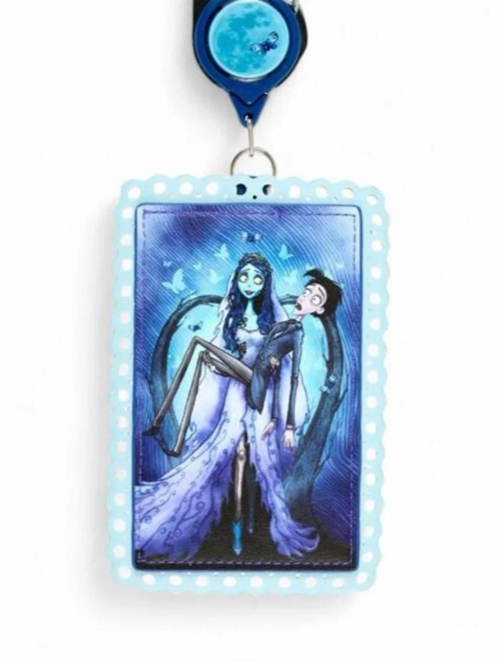 Corpse Bride Emily & Victor Full Moon Retractable Lanyard