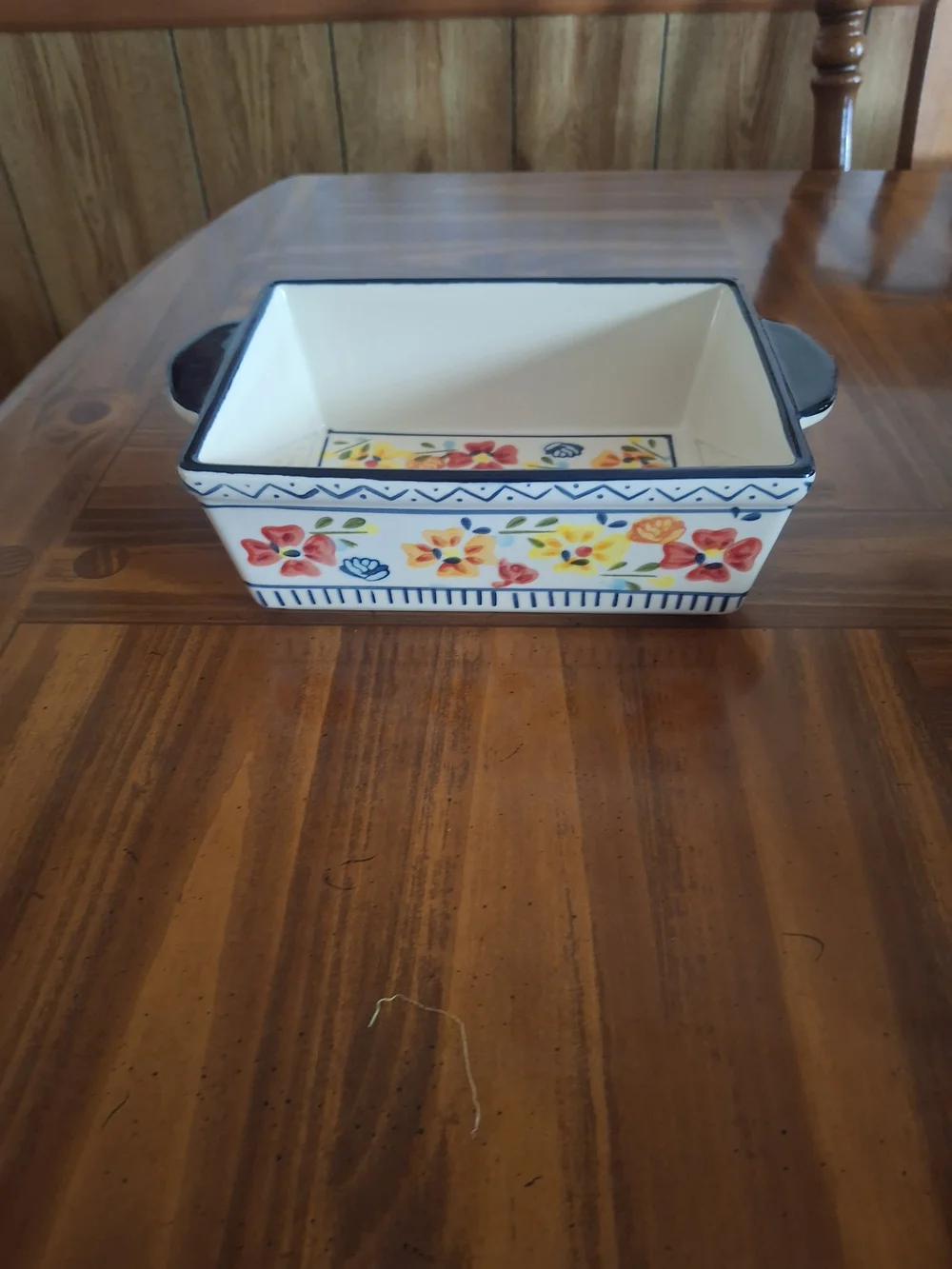 Gibson Elite Rectagular Bakeware Luxenbourg Collection / Handpainted