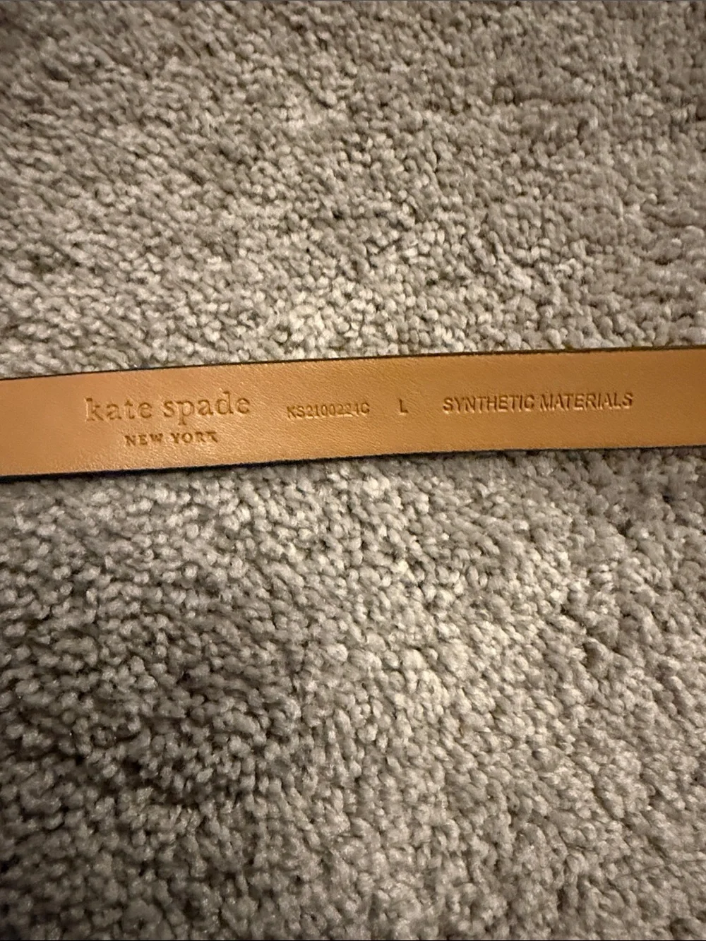 kate spade Hot Pink bow belt with spade