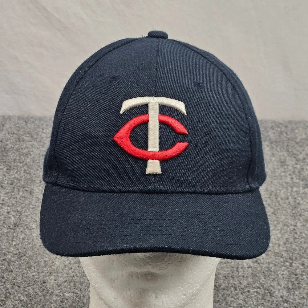 Minnesota Twins Baseball Hat Ford Motors Navy Blue MLB Adjustable Cap Twins Mesh