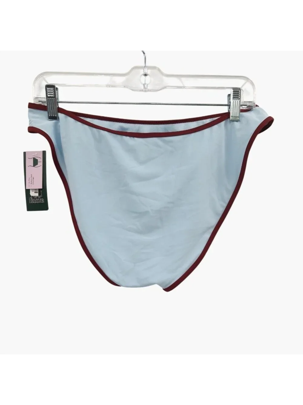 NEW Wild Fable Contrast Binding Low-Rise High Leg Medium Coverage Bikini Bottom