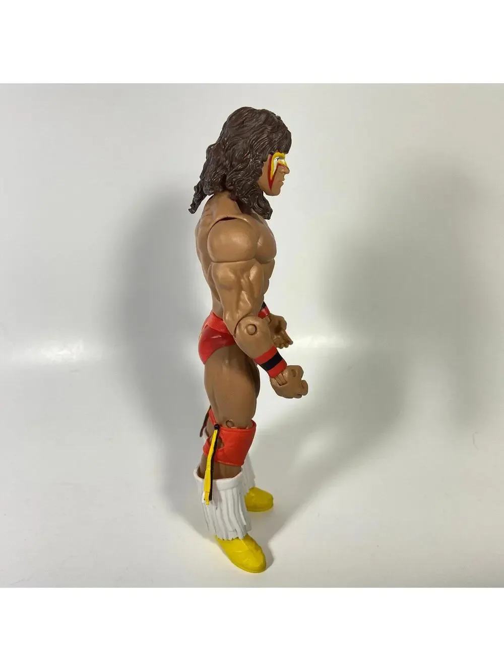 7” Mattel WWE Basic Series #56 Ultimate Warrior Wrestling Figure - INCOMPLETE
