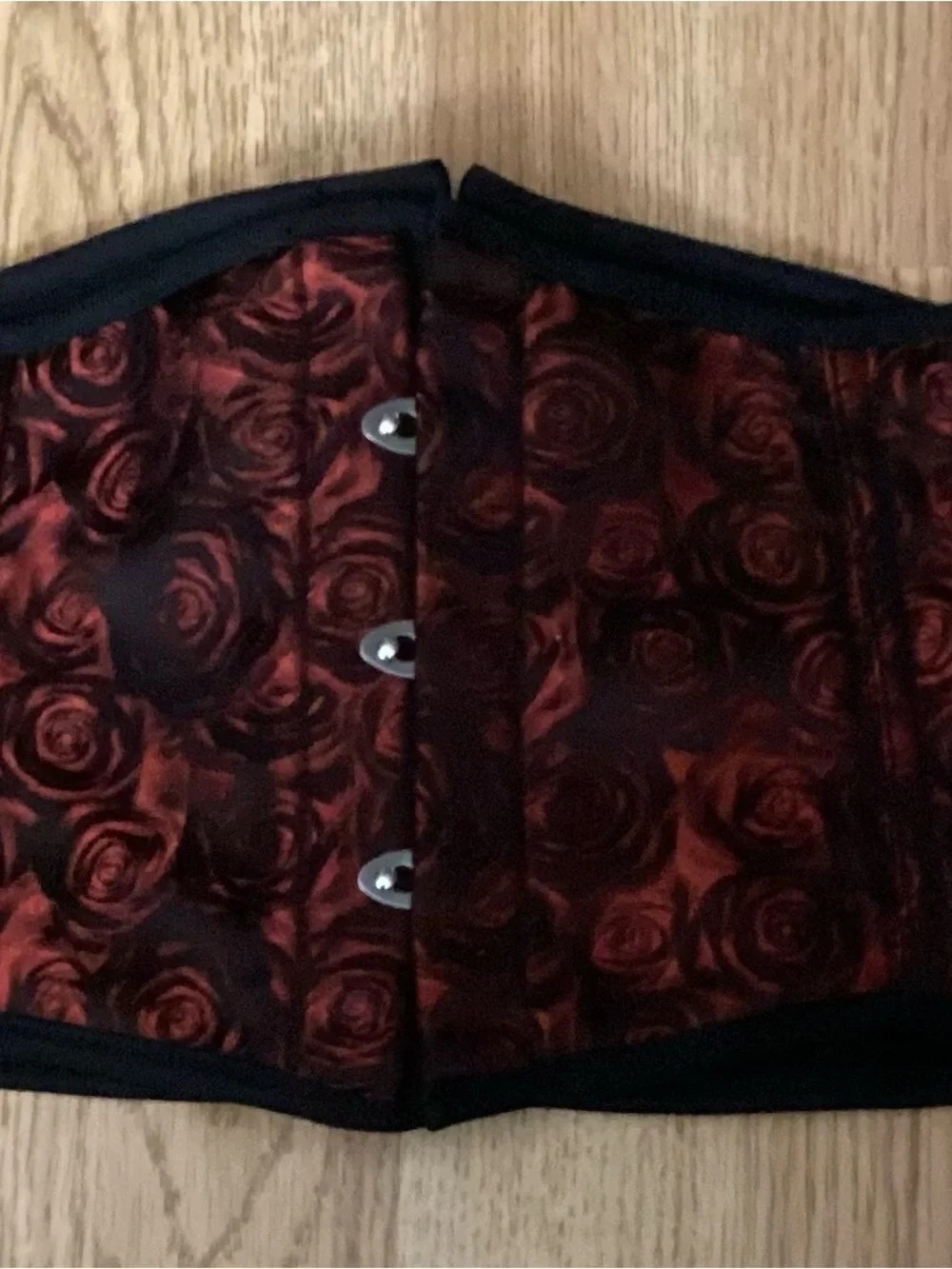 Red Rose Lace-Up Waist Cincher Corset Belt Shapercorset 52