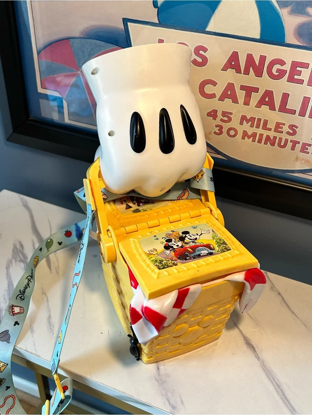 Disney Mickey Mouse Hand Runaway Railway Perfect Picnic Basket Popcorn Bucket