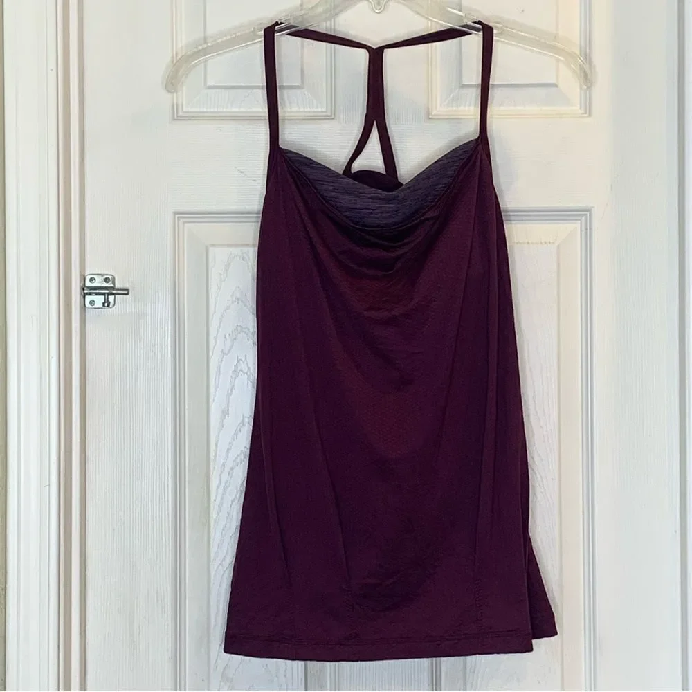 Lululemon CYB Tank In color plum/wee are from space September plum Size 6