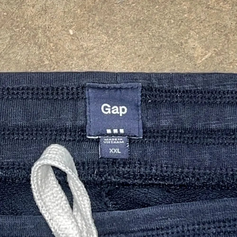 GAP Navy Lounge Sweatpants Men's XXL Jogger Logo