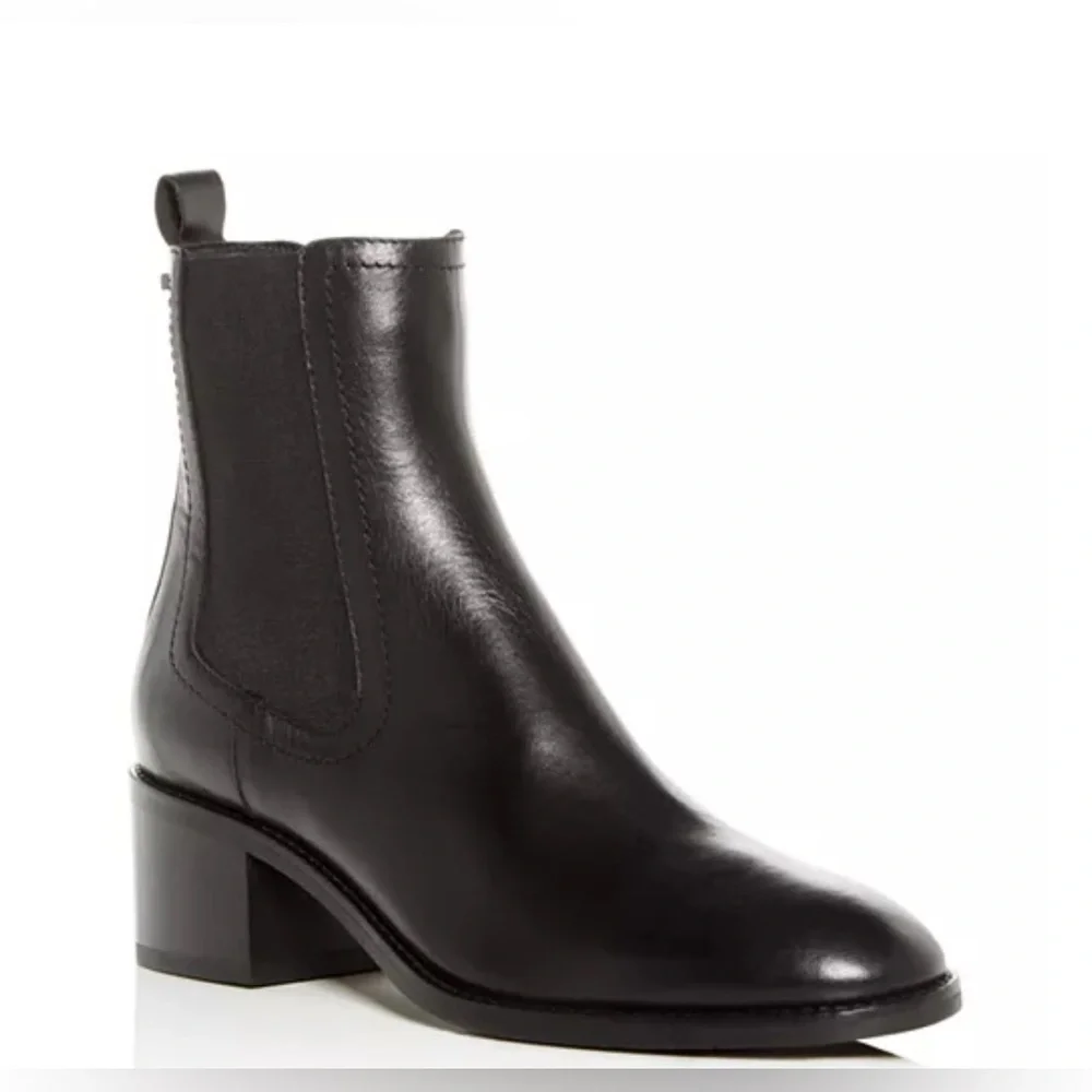 Aquatalia Women's Jemma Weatherproof Block-Heel Chelsea Booties Size 9.5
