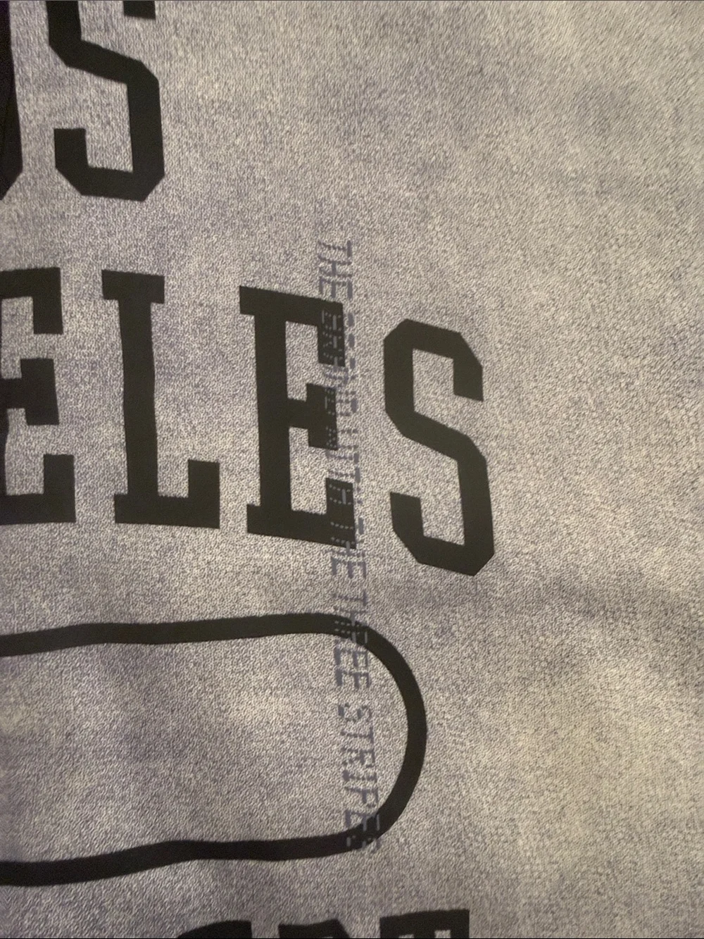 Adidas Los Angeles Athl Dept Hoodie - Faded Blue/Grey xxl