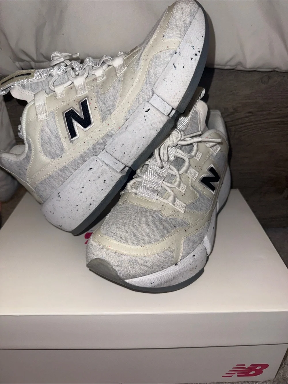 New Balance soft cream