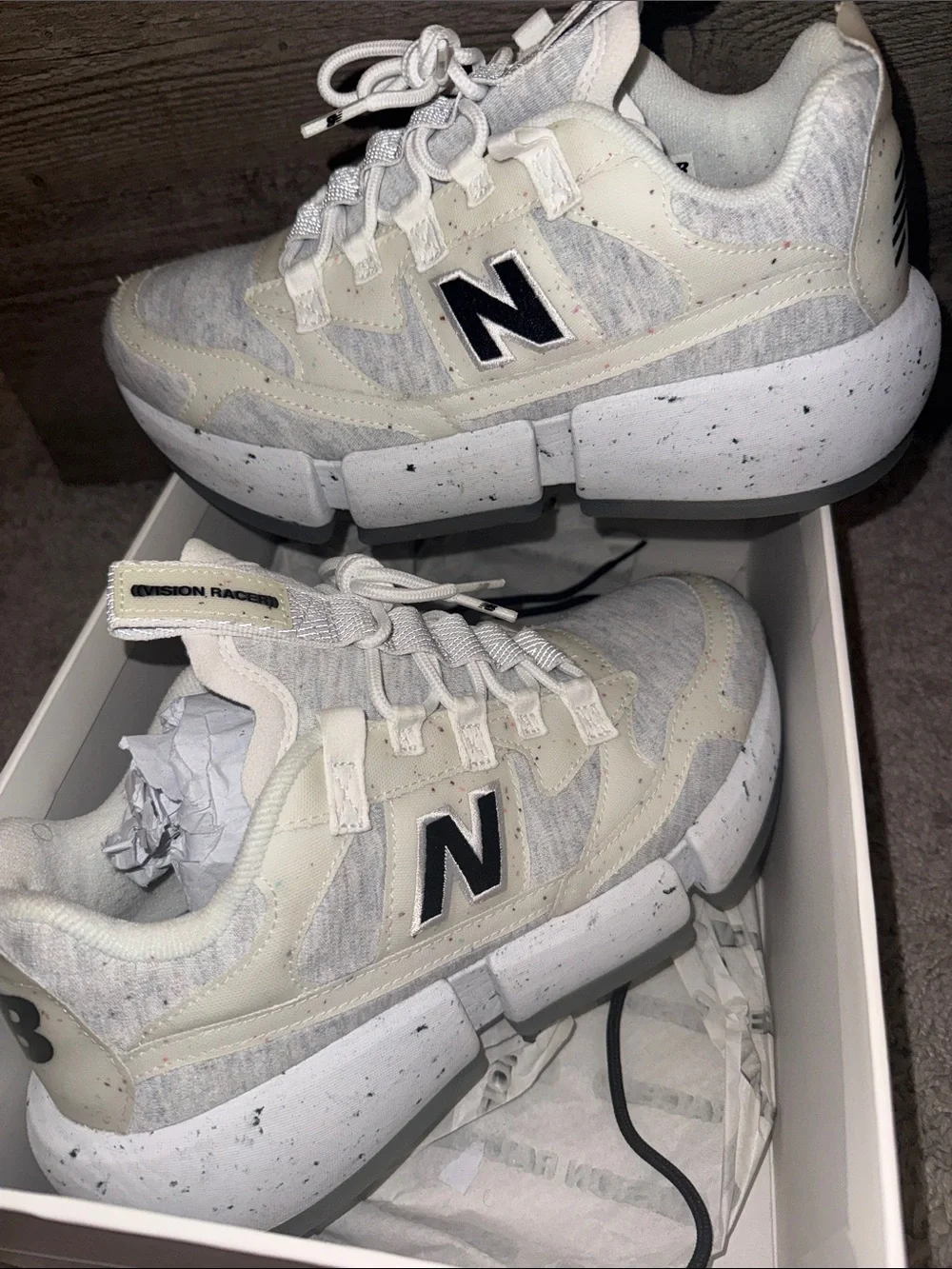 New Balance soft cream
