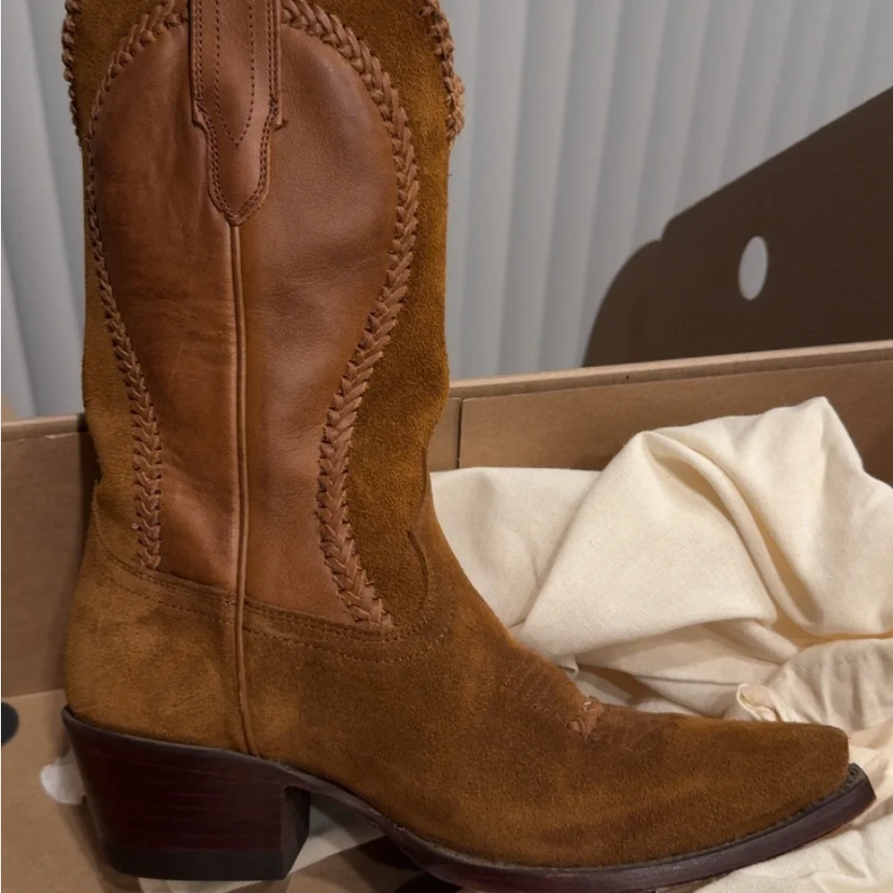 Tecovas Sadie Braid boot in Sienna 6.5