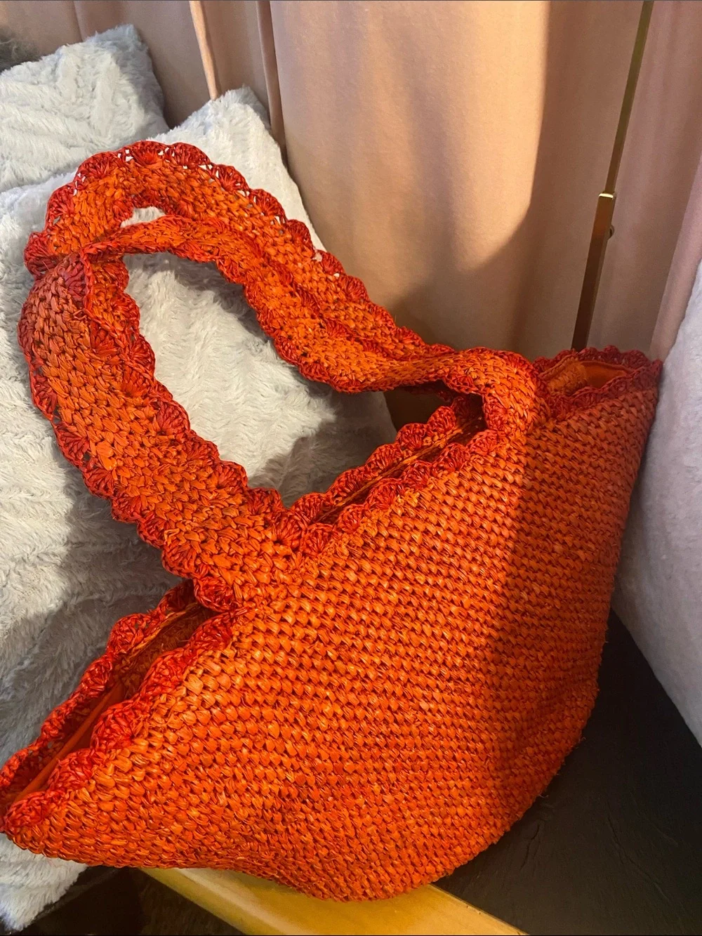 kate spade handwoven tote