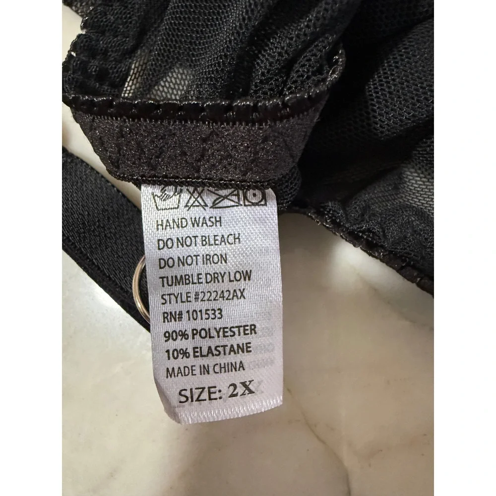 N/A black sheer